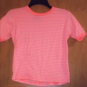 light pink striped shirt